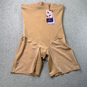 Honeylove SuperPower Short Nude Shapewear Bodysuit Tummy Control Size M NWT‎
